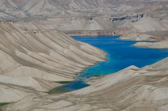 Band-e Amir lakes in Afghanistan, a place leading to travel stories and travel adventures. (Image © Maximillian Clarke/iStock.)