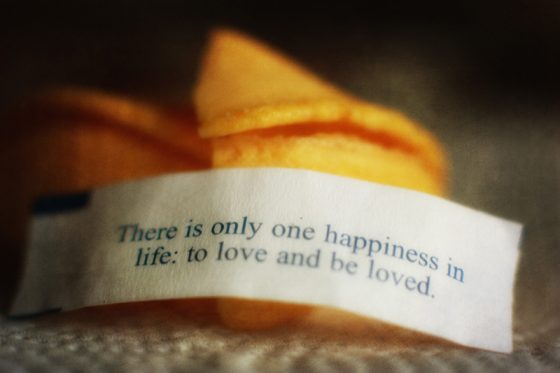 Proverbs and Sayings about love appear in fortune cookies. (Image © Angela King-Jones/iStock.)
