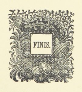 A graphic treatment of "Finis" (The End), one of countless free images reflecting the world's cultural heritage and available online at the British Library website. 