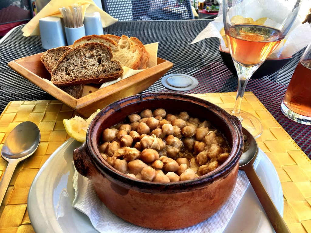 A bowl of revithia, or chickpeas soup, in the tiny Greek island of Serifos in the Cyclades, is one of the rewards of wanderlust. (Image © Joyce McGreevy)