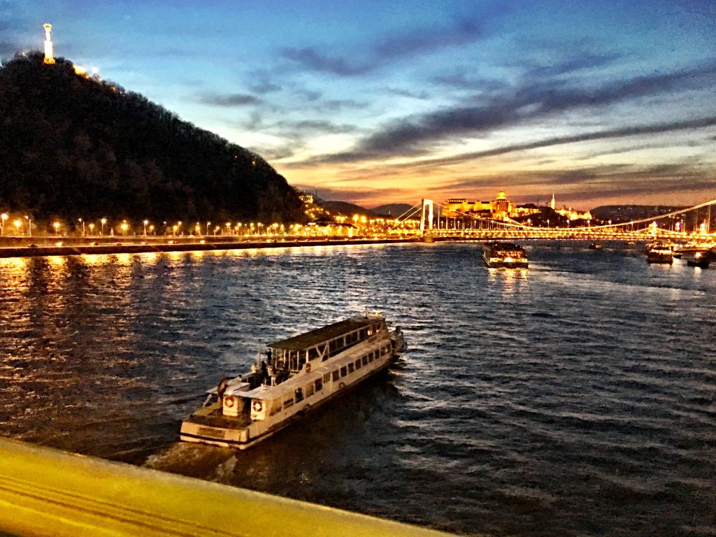 A boat on the Danube inspires a travel tip: savor every moment of Budapest "fast and slow." Image © Joyce McGreevy
