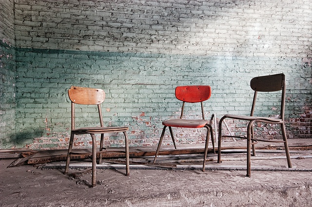 Abandoned space at Washburne Trade School in Chicago, Illinois, showing new perspectives on beauty