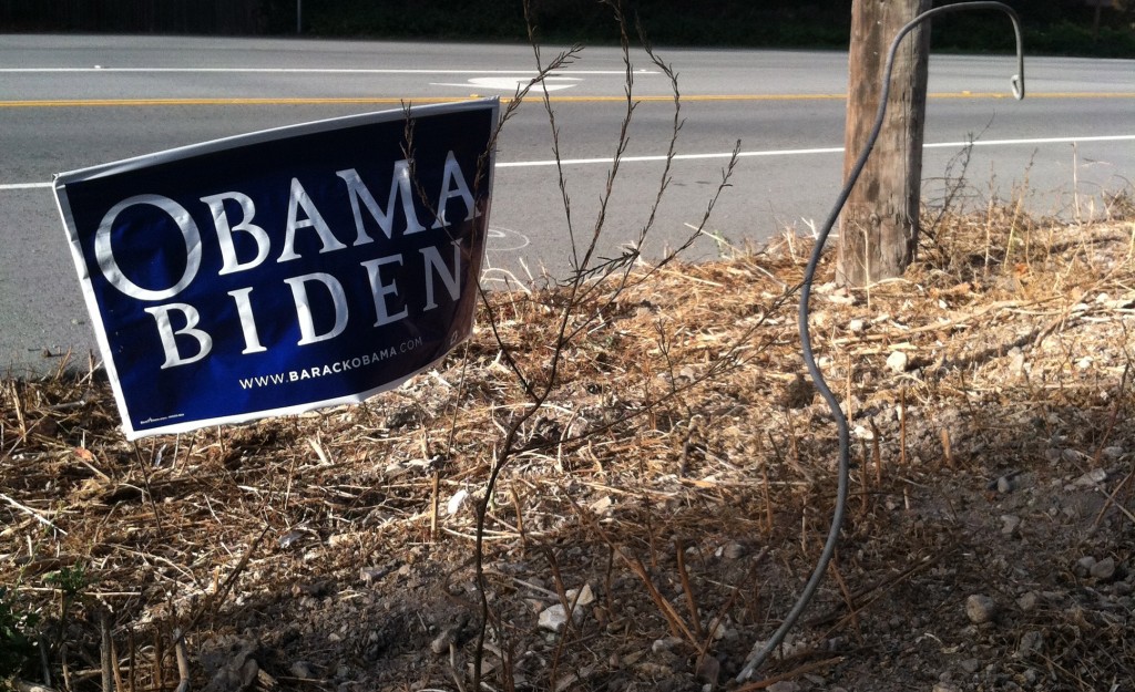 campaign sign for its first clever use