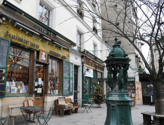 Creative inspiration from Shakespeare and Company, a Paris bookstore