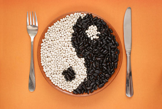 Yin-yang symbol representing a concept learned by crossing cultures