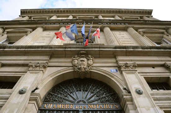 Chambres des Notaires building, a Paris cultural experience that mixes old and new.