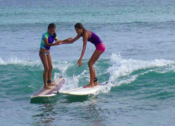 Girls achieving success through surfing with The Wahine Project