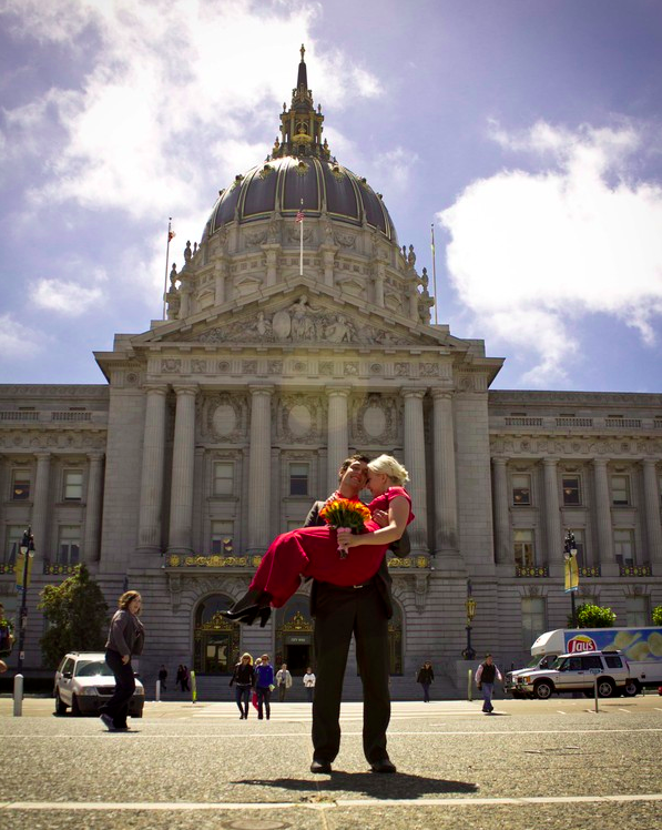 San Francisco wedding, showing the life-changing experience of marriage