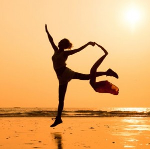 Woman dancing freely, illustrating the joy of American freedoms