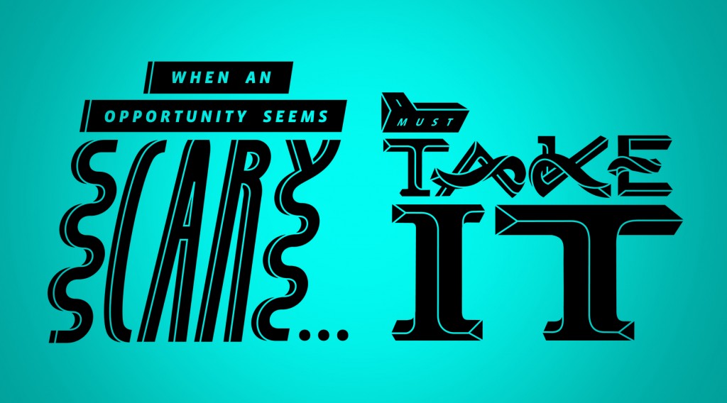 Typographic art helps participants gain perspective in a relationship experiment