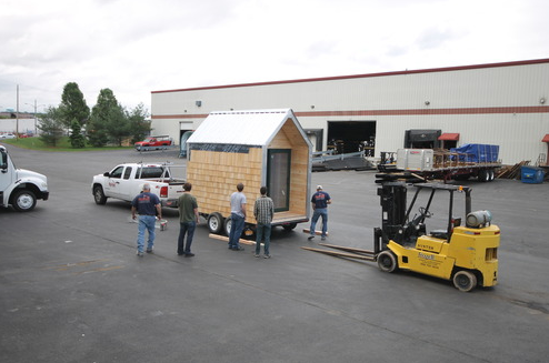 Mushroom tiny house, an example of housing innovations