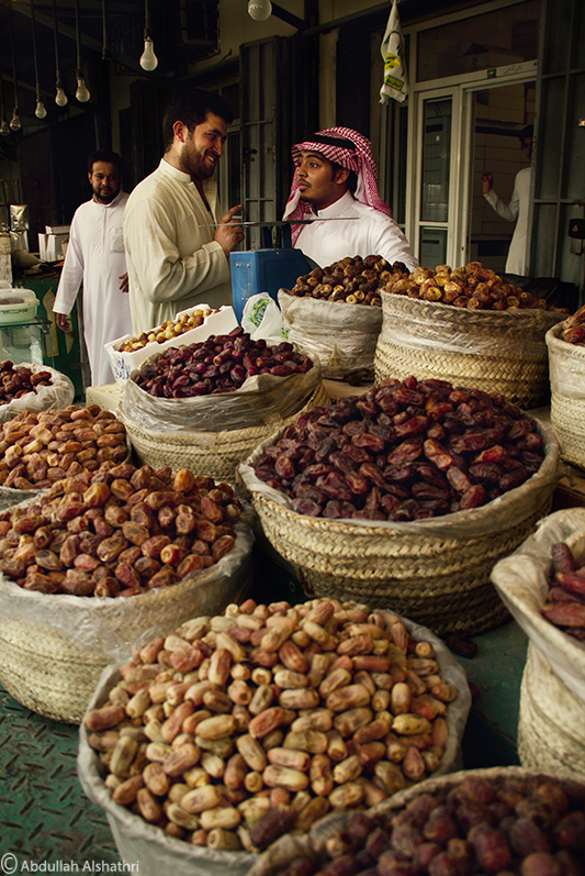 at the market during Ramadan, illustrating lessons learned through cultural traditions