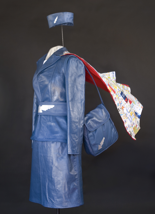 The Environmental Steward-ess, showing the clever ideas in Nancy Judd's recycled fashion