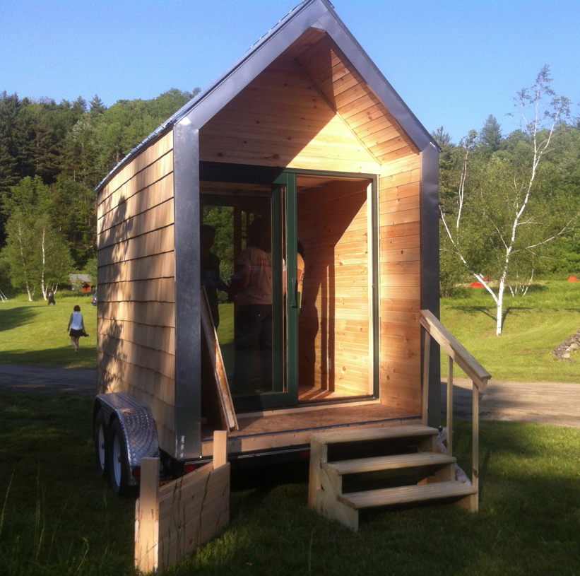 Mushroom tiny house, showing an example of housing innovations