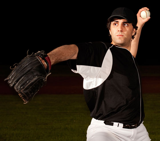 lefty baseball player, illustrating overcoming obstacles and Left-Handers' Day