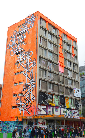 The Tour 13 building in Paris, a venue for artistic expression of street art (Photo © Meredith Mullins)