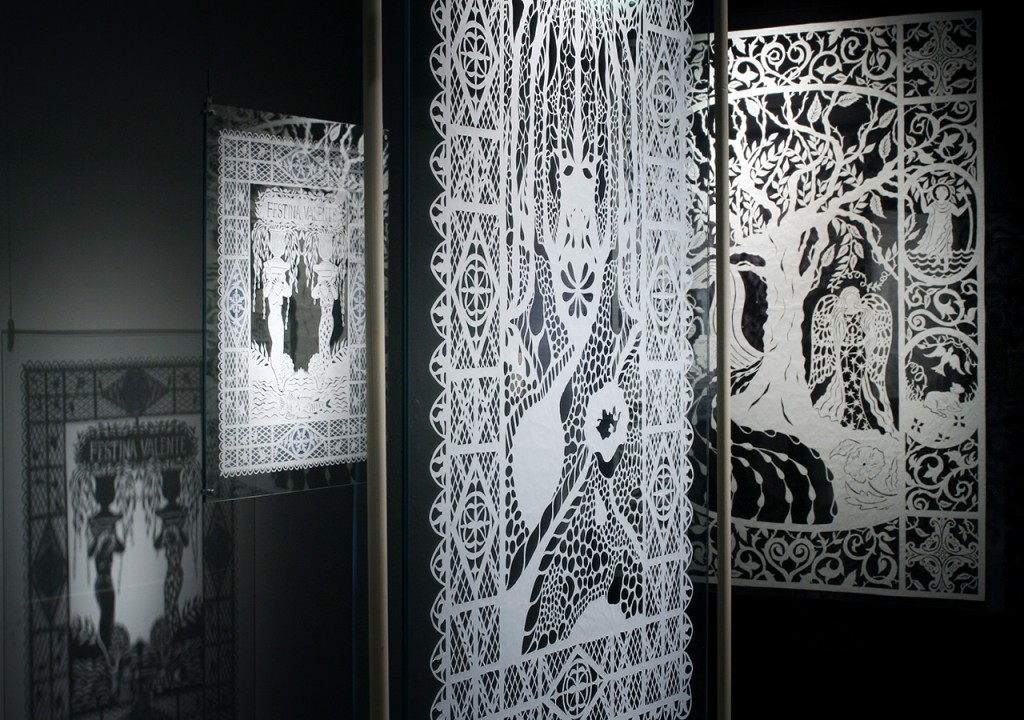 Karen Bit Vejle's work, showing the artistic expression of cut paper art. (Image © Helle S. Andersen)