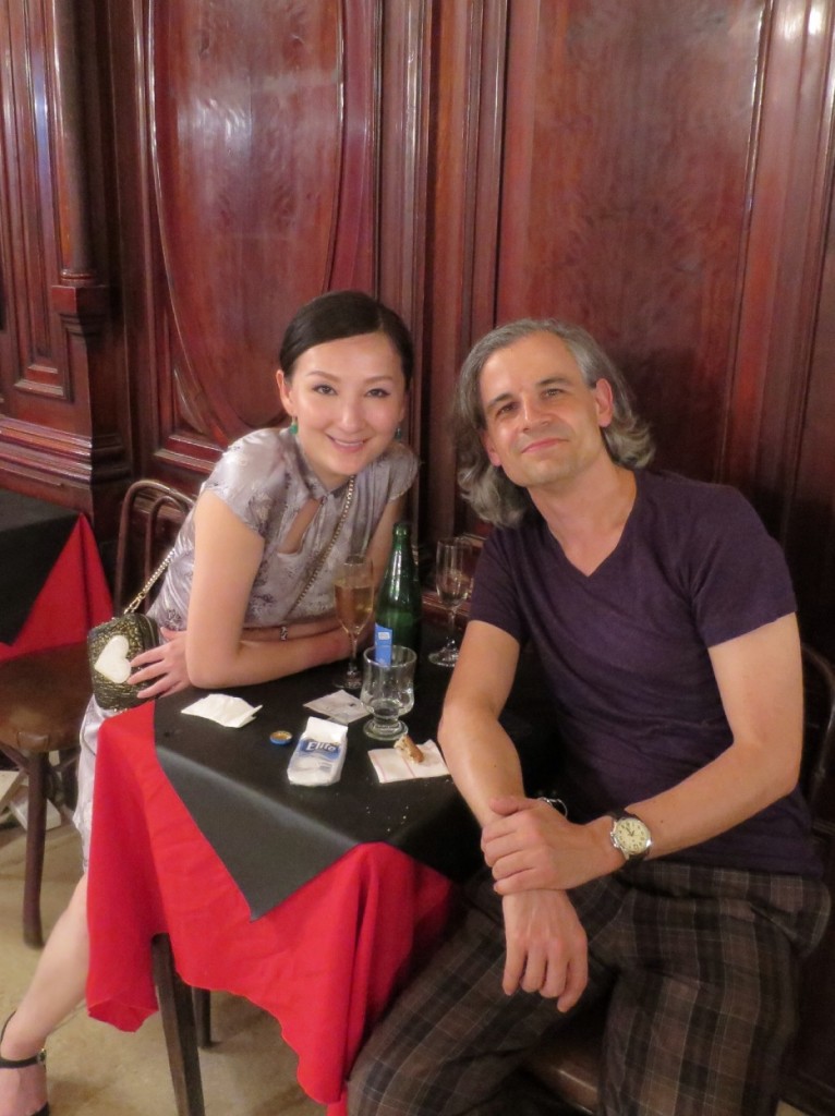 Argentine tango teacher Alejandro Puerta and student. (Image © Alejandro Puerta)