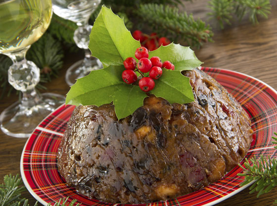 Christmas Pudding, showing the cultural traditions of holiday food around the world. (Image © Bruce Goldstone/iStock.)