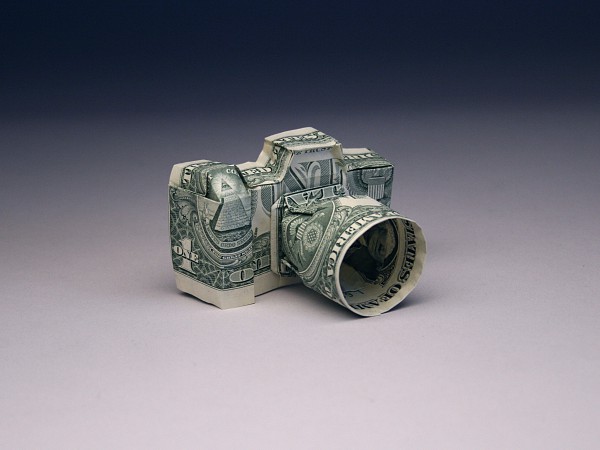 Dollar Camera, origami sculpture showing the creative process of Robert Lang. (Image © Robert Lang)