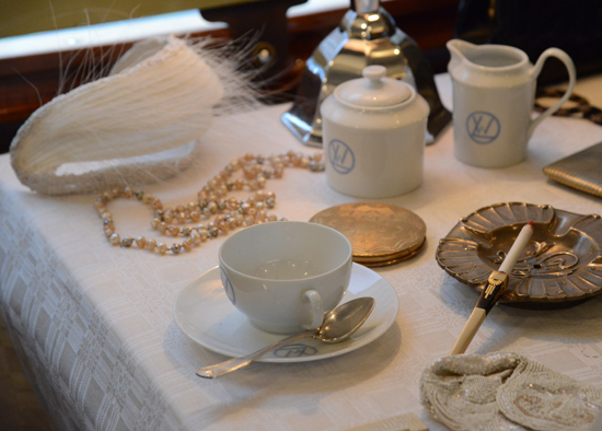 A table set with elegant details on The Orient Express, a place where life-changing experiences came often (Photo © Meredith Mullins)