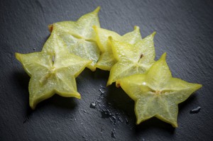 Slices of a starfruit, native to the Philippines, illustrating how life changes with the tastes of a new culture. (Image © Quanthem / iStock)