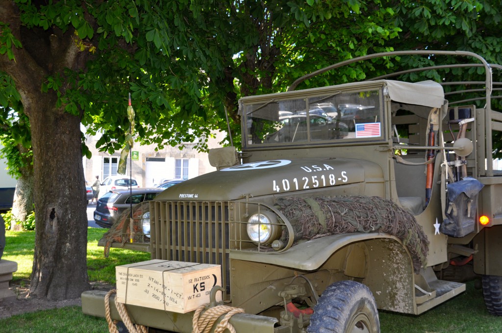 Military cargo truck at a reconstructed American army camp to commemorate the 70th Anniversary of D-Day, one of the greatest moments in history. (Image © Sheron Long)