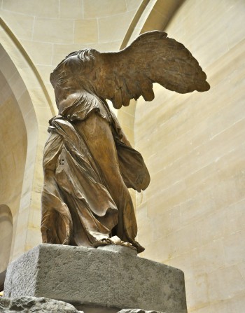 "Winged Victory of Samothrace" in the Louvre Museum, Paris, illustrating how inspiring art evokes an emotional connection. (Image © Robert Long)