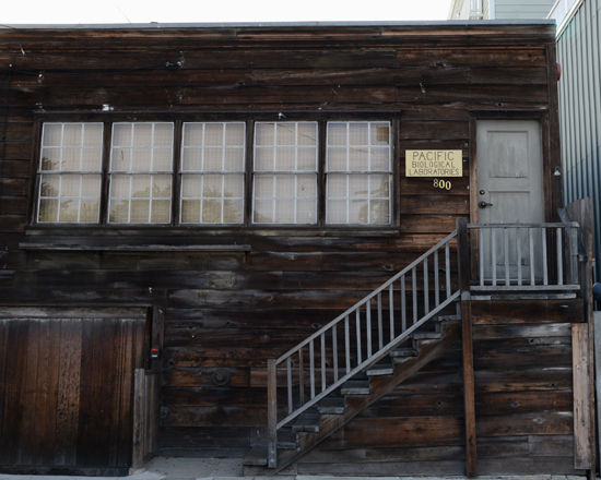 The Pacific Biological Laboratories on Cannery Row, creative inspiration for Steinbeck and Ricketts (Photo Meredith Mullins)