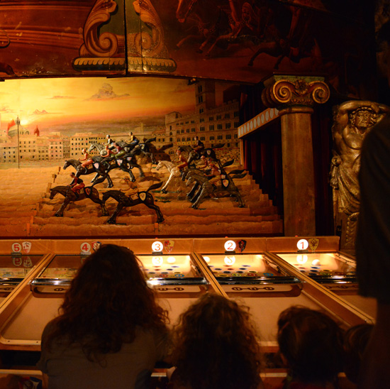 horse race at the Musée des Arts Forains, creative expression in a traditional way. (Photo © Meredith Mullins)