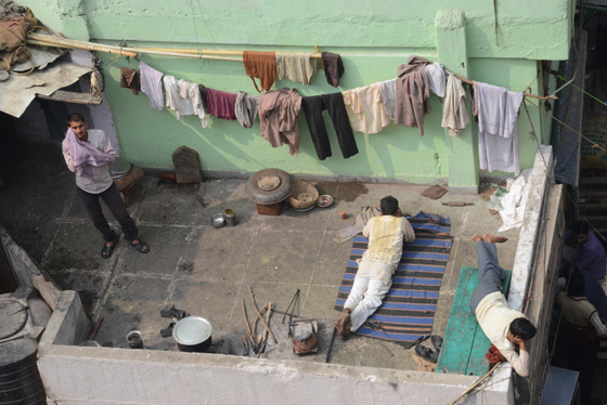 Rooftop in Old Delhi, cultural encounters in Northern India that provide travel inspiration. (Image © Meredith Mullins)