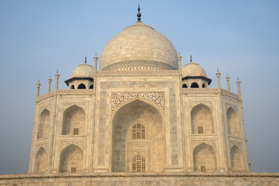 The Taj Mahal in Agra, cultural encounters in Northern India that provide travel inspiration. (Image © Meredith Mullins)