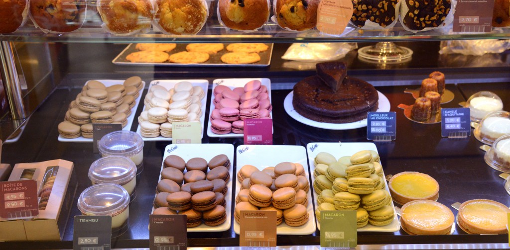 Desserts in a Paris McDonald's restaurant, showing cultural differences in fast food. (Image © Meredith Mullins)