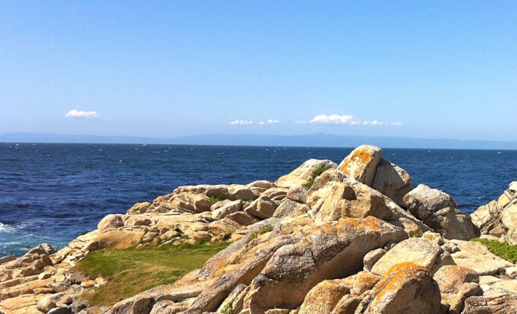 View of the Pacific Ocean, during a run designed to blast away the post-vacation blues.  (Image © Sherry Long)