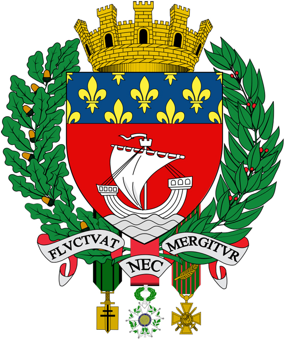 The Paris Coat of Arms shows the spirit of French cultural beliefs after the Paris attacks. (Image courtesy of the City of Paris.)