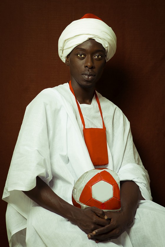 Ayuba Suleiman Diallo in the portrait photography of Omar Victor Diop, based on a cultural history of Africa. (Image © Omar Victor Diop. Courtesy of Galerie MAGNIN-A.)