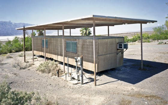 A trailer library in Death Valley National Park, California, one of the public libraries of America's cultural heritage. (Image © Robert Dawson.)