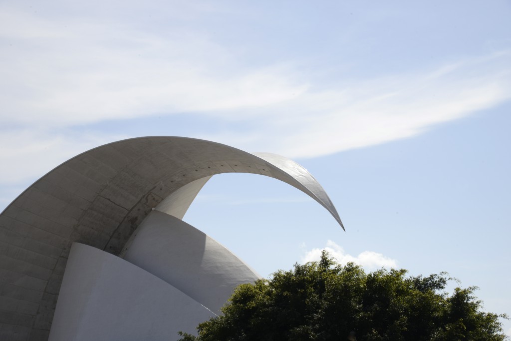 Santa Cruz de Tenerife Symphony Hall, part of the carnival celebrations in the Canary Islands and travel adventures of the best kind. (Image © Meredith Mullins.)