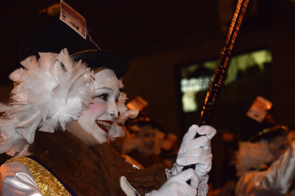 Reveler at the carnival celebrations in the Canary Islands, travel adventures of the best kind. (Image © Meredith Mullins.)