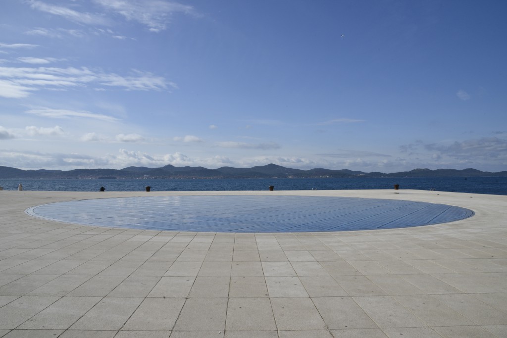 Sun Salutation by architect Bašić in Zadar, Croatia, travel inspiration for worldwide travelers. (Image © Meredith Mullins.)