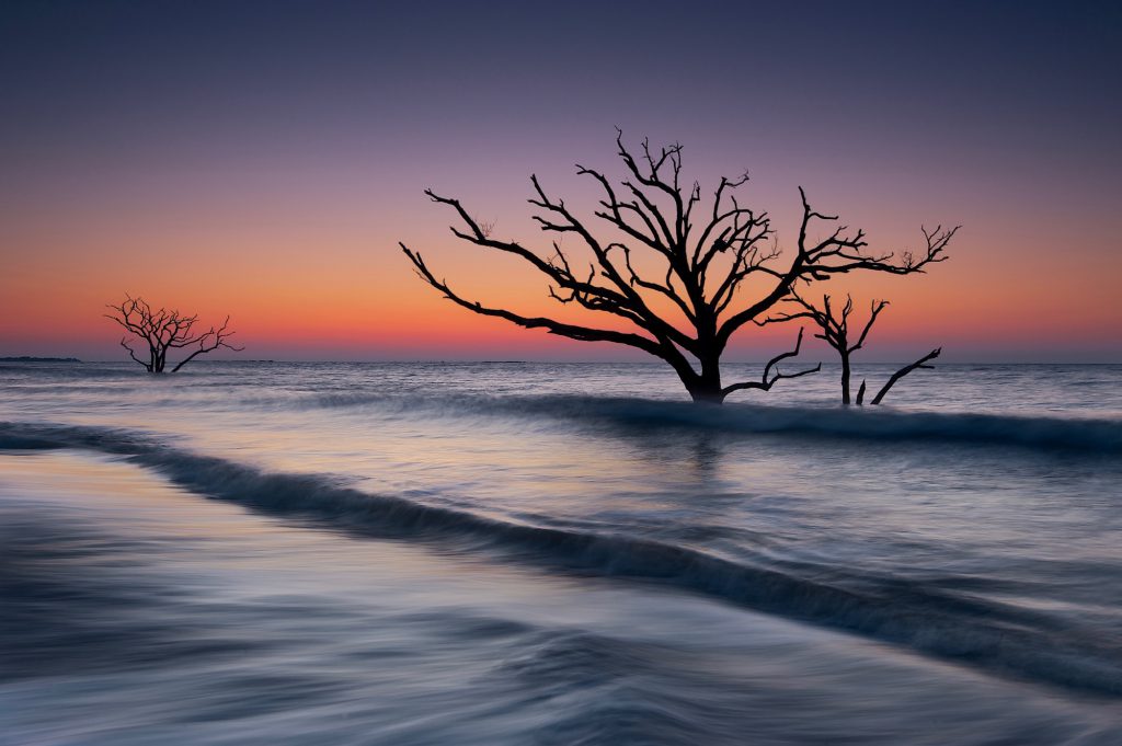 Sunrise at Botany Bay, United States, a virtual journey through landscape photography celebrating Earth Day. (Image © Rocco Mega.)