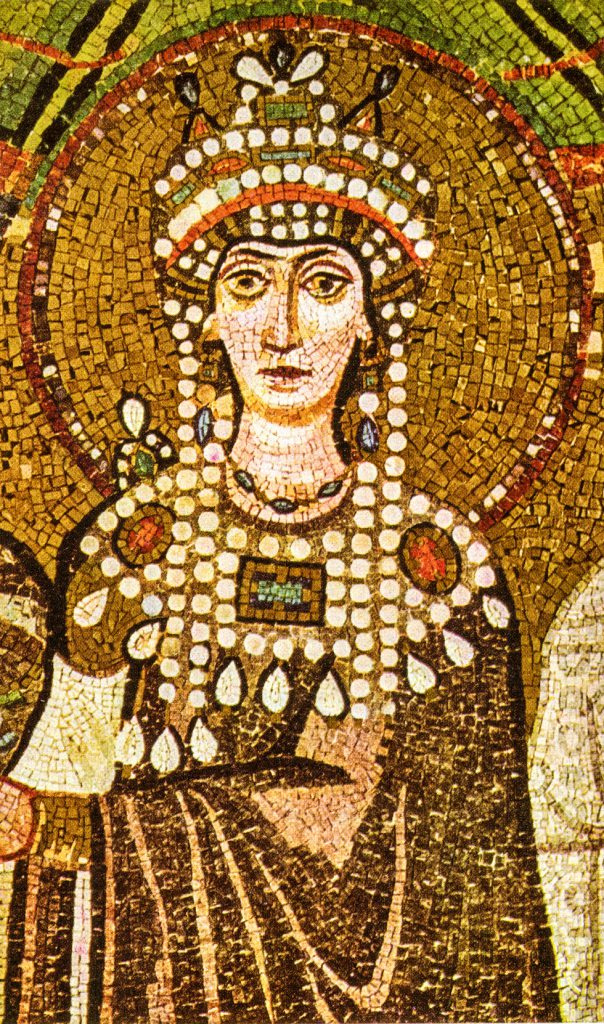 Mosaics in Ravenna, Italy, like this one of Empress Theodora, are a highlight of many travel stories.