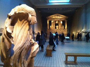 London's British Museum with antiquities reflects the art of solo travel and exploration. Image © Joyce McGreevy