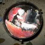 A pan of cooking fish, the result of some fishing lessons that were part of an authentic cultural experience in Mexico (image © Eva Boynton).