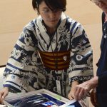 Shizuka Sato, a photographer in the Yakushima Photography group, focusing on Japanese traditions and reverence for nature. (Image © Meredith Mullins.)