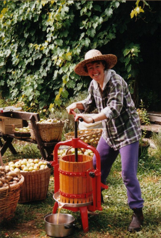 A WWOOF volunteer crushing apples learns skills that have more to do with being a global citizen that you might think. (image© Courtesy of WWOOF Australia).