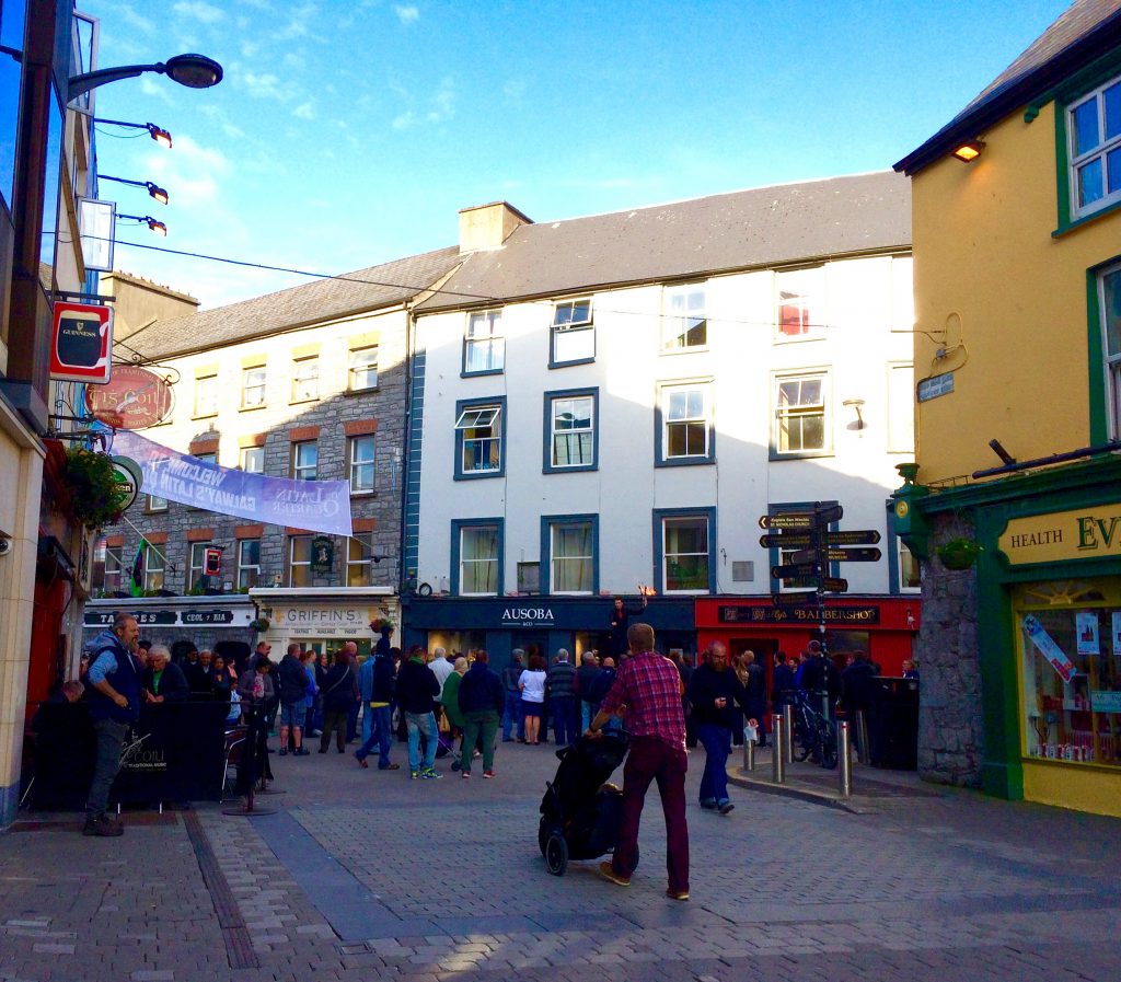 In Galway, Ireland listening is one way to appreciate cultural heritage. Image © Talleri Adkins McRae