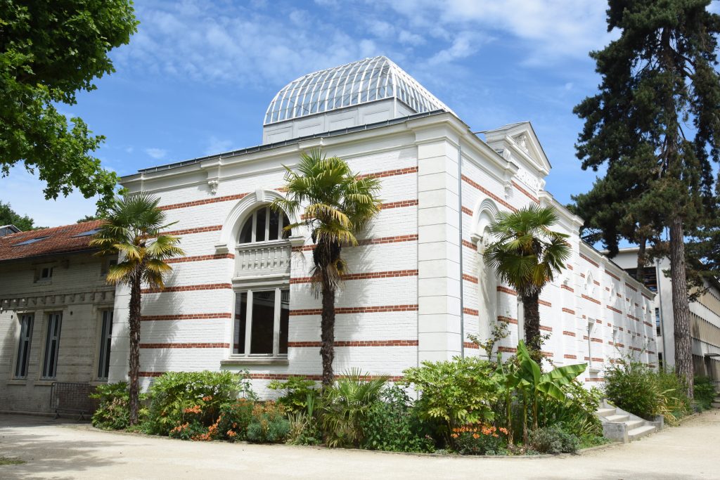 The Indochina Pavilion at the Jardin d'agronomie Tropicale, one of the hidden gardens in Paris where visitors are traveling the world. (Image © Meredith Mullins.)