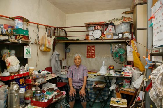Interior of Hong Kong apartment, part of Michael Wolf's 100 x 100 series, crossing cultures to show life in cities. (Image © Michael Wolf.)