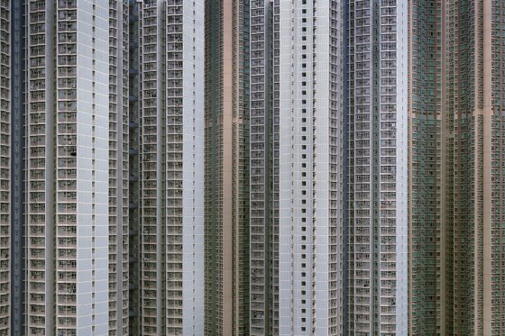 Hong Kong apartment building from the Architecture of Density series by Michael Wolf, crossing cultures to show life in cities. (Image © Michael Wolf.)